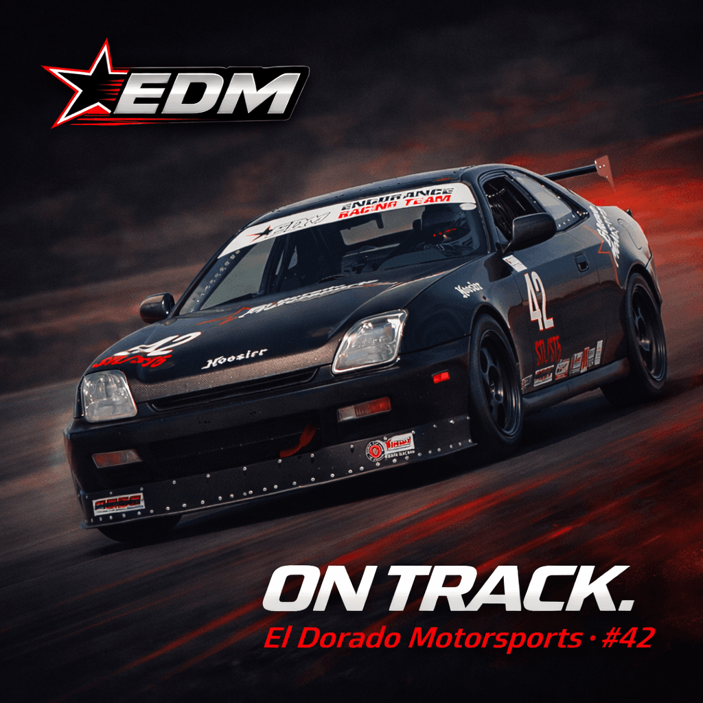 #42 on track — side profile